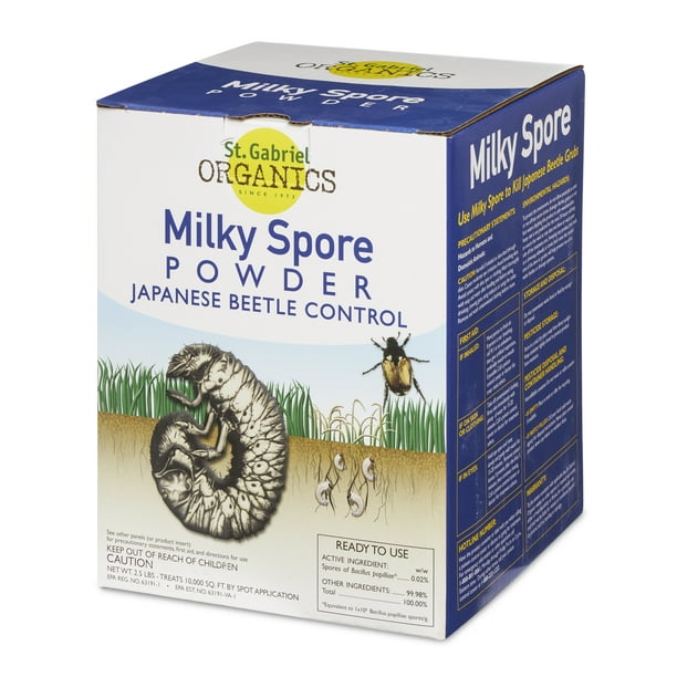 St. Gabriel Organics Milky Spore Powder Japanese Beetle Grub Control