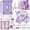Purple Suit, variant on XAMFKJ DIY Locked Journal Scrapbook Kit for Teens & Women - Craft Your Own Personalized Notebook with Lock