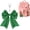 Green, variant on Cute Cheer Bow Keychain for Women, PU Leather Bows Cheerleader Gifts Bag & Purse Keyring Accessory Red -