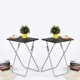 thumbnail image 2 of Mesa Lateral HOMEMAKE FURNITURE Conjunto de 2 negro Moderno, 2 of 7
