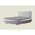 thumbnail image 4 of Greatime B1159 Modern Round Shape Platform Bed, King,White, 4 of 5