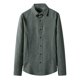 thumbnail image 1 of Hombres Casual Turndown Botones Slim Fit Sólido Manga larga Moda Blusa Camisa Pompotops  oipoqjl28103, 1 of 5