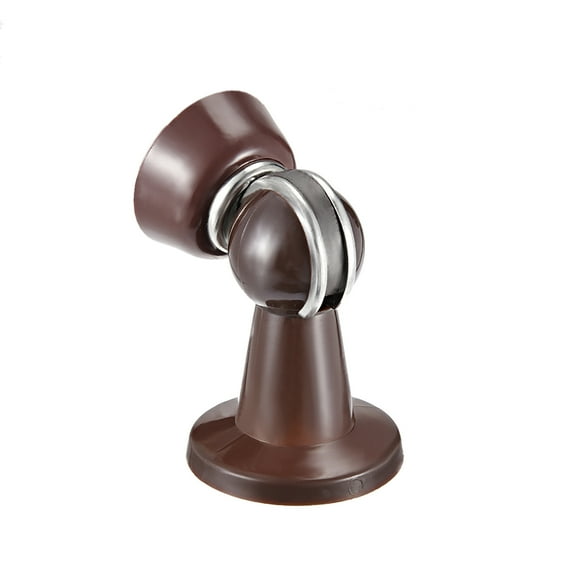 Uxcell Door Magnetic Catch Stopper with Hidden Screw Mounts Plastic Brown