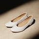 thumbnail image 4 of Zapatos de Tacón Bajo con Plataforma para Mujer DREAM PAIRS Mila en Blanco Talla 8, 4 of 6