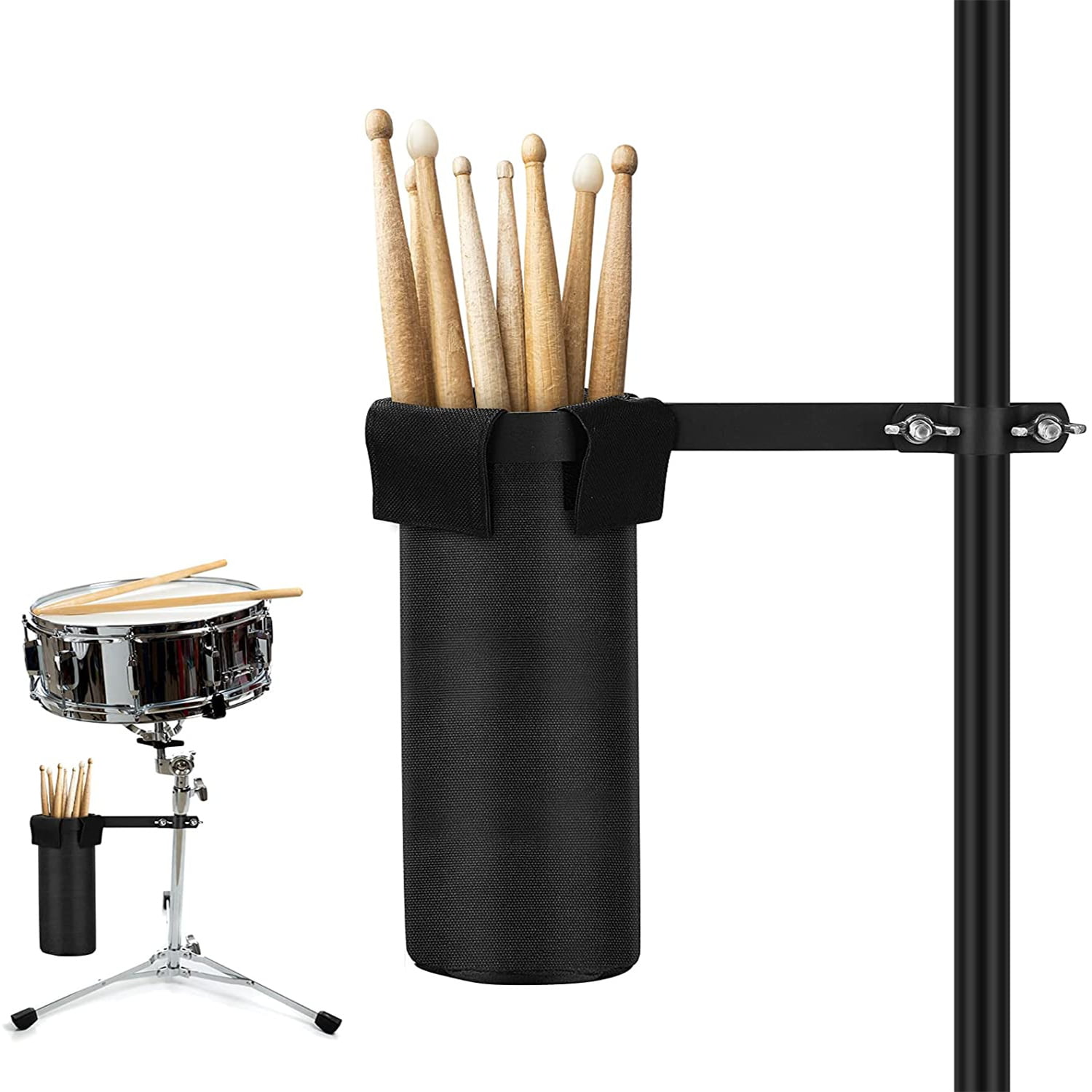 String Swing Drum Stick Holder Stagehand Drumstick Container Bag Holds Up To 8 