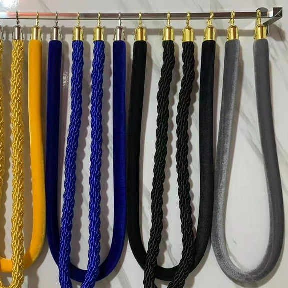 PBPBOX Multi Functional Golden Metal Rope Hook for Stanchions and Rope Hanging