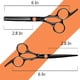 thumbnail image 2 of Kit de tijeras para cortar el cabello con tijeras de entresacar profesionales, cuchillas de acero inoxidable para peluquería, hogar y mascotas., 2 of 5