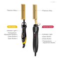 thumbnail image 3 of Hair Straightening Brush Straightener Flat Iron Smoothing Hot Heating Comb pressing Hair Straight Curling Iron electric Comb ,Easy to Use - 4_A, 3 of 5