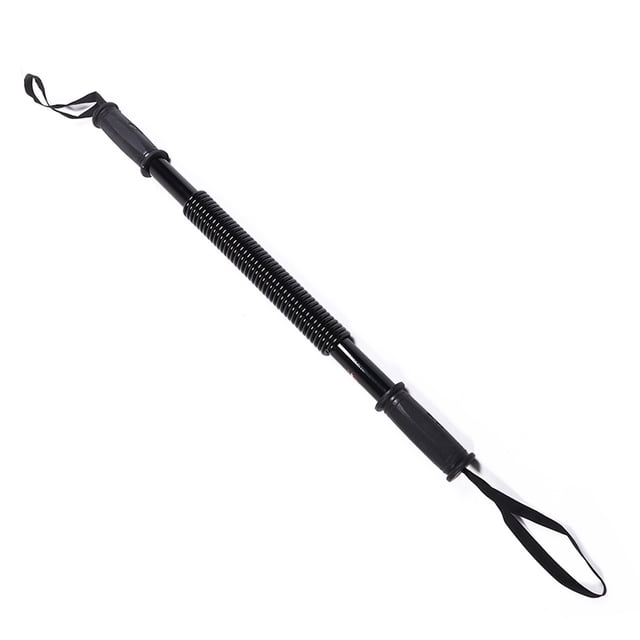 Ejercitador de brazos multifuncional con resorte para fortalecer los músculos del antebrazo (negro, 20 kg)