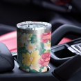 thumbnail image 4 of 30oz Pioneer Flower Tumblers Stainless Steel Tumbler with Lid and Straw,Vacuum Insulated Double Wall Travel Tumbler Cups Mug with Cleaning Brush for Coffee,Tea, 4 of 7