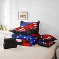 thumbnail image 6 of Castle Fairy Dirt Bike Bedding Comforter Set,Vintage USA Flag Queen Bedding Sets, 6 of 8