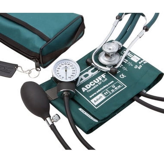 ADC Pro's Combo Ii Kit Cuff And Stethoscope, Teal Each (1 Each)