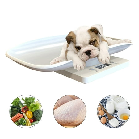 Andoer Digital Scale Toddler Scale Baby Scale Large LCD Display Comfortable Curving Platform 10kg/1g Weighting Gram