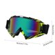 thumbnail image 3 of Gafas de esquí para adultos | Lente antiniebla panorámica, protección UV, compatible con casco | Resistente al viento, resistente a arañazos, negro 18x25cm | Correa ajustable, visibilidad mejorada, 3 of 6