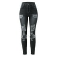 thumbnail image 5 of Vedolay Casual Pants Women Casual Mid Rise Fashion Jeans with Pockets Black,2XL, 5 of 5