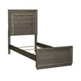 thumbnail image 3 of Liberty Furniture Horizons Contemporary Wood Twin Panel Bed in Graystone, 3 of 14