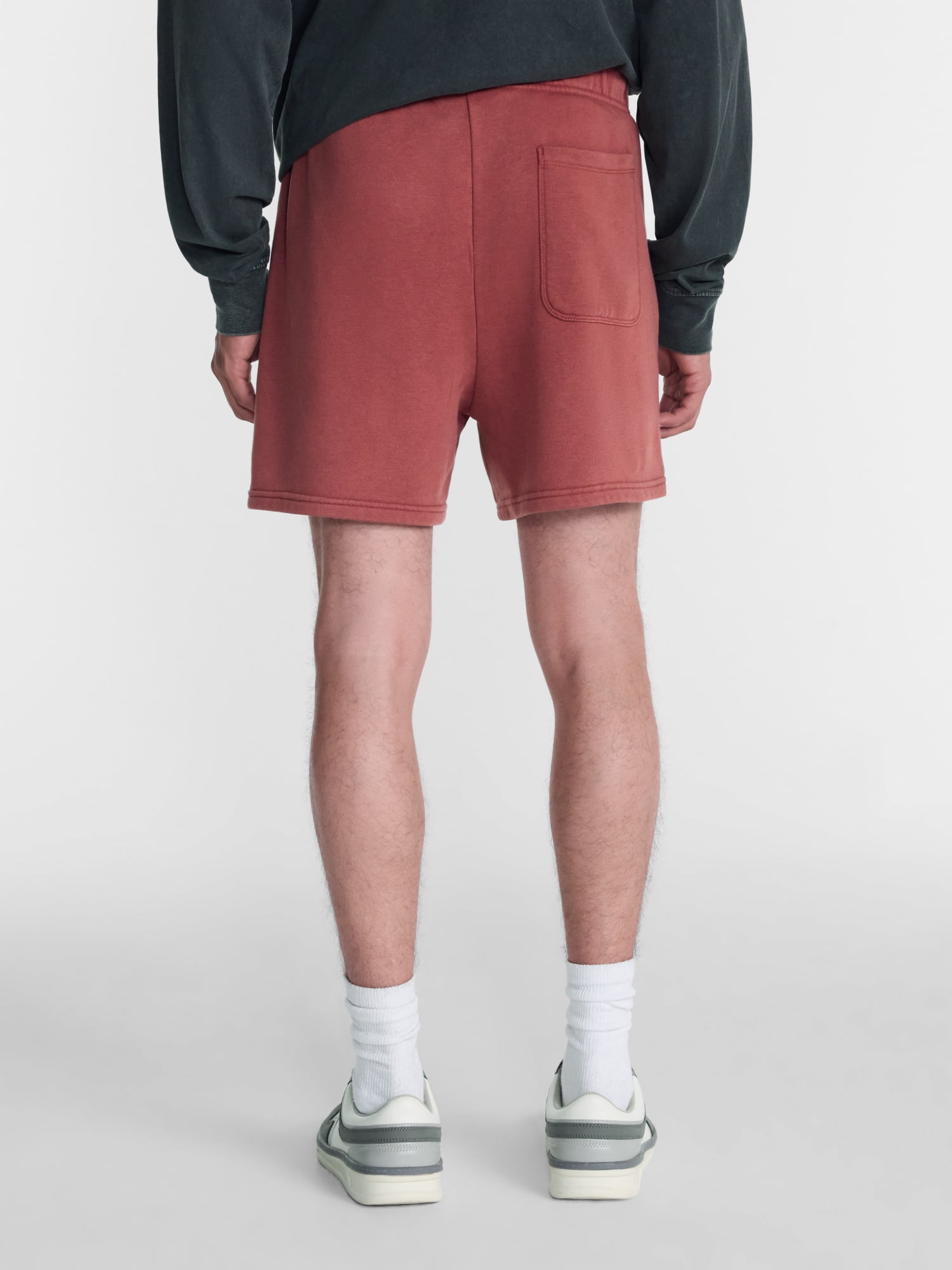 No Boundaries Fleece Jogger Shorts, 6" Inseam, Men's Sizes XS-5XB