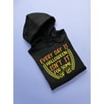 thumbnail image 3 of Every Day Is Halloween For Some Hoodie Women -Image by Shutterstock, Female 3X-Large, 3 of 4