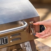 Stainless Steel 1-Burner Propane Gas Tabletop Grill