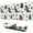 White Cartoon Christmas, variant on Long Mouse Pads for Desk,White Cartoon Christmas Dinosaurs Sweaters Desk Mats on Top Of Desks, Desk Mouse Pad Extra Large with 3mm Non-Slip Base and Stitched Edge for Gaming,Work,Home 31.5"x11.8"