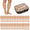 Nude-Medium, variant on Nude Large Sheer Stockings Bulk 50 Pairs Nylon Highs Pantyhose Socks with PVC Makeup Bag