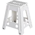 thumbnail image 1 of Folding Step Stool 16 ""stool 330 LBS Plastic Folding Step Stool for Adults Step Stool for Kitchen, Bathroom, Dining Room Step Stool, Folding Step Stool (White), 1 of 1