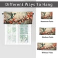 thumbnail image 6 of Hummingbird Curtain Valances Bird Flowers Branch Floral Nature Thermal Insulated Room Darkening Curtain for Dinning Room 54 by 18 in, 1 Panel, 6 of 6
