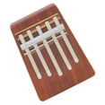 thumbnail image 3 of Miangastore Kalimba Pouce Piano Bois Brun Rougeâtre 1 Pce 3.54x2.44x0.79 Po, 3 of 8
