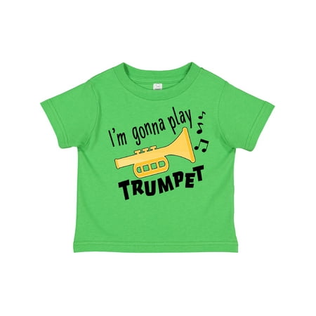 

Inktastic I m Gonna Play Trumpet- Music Gift Toddler Boy or Toddler Girl T-Shirt