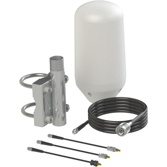 Scan Antenna Thuraya Passive Omnidirectional Marine Antenna Kit with Mast/Rail Mount (8m)