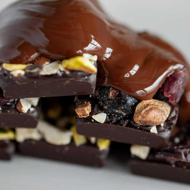 JOJO's Original Vegan Dark Chocolate Bites, Low Sugar, Gluten Free