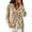 Khaki, variant on Zip Up Hoodie for Women Oversized Button‑Front Velour Cardigan Long Sleeve Zip‑Up Sweatshirt Loungewear Casual Loose Pullover Tops Black L