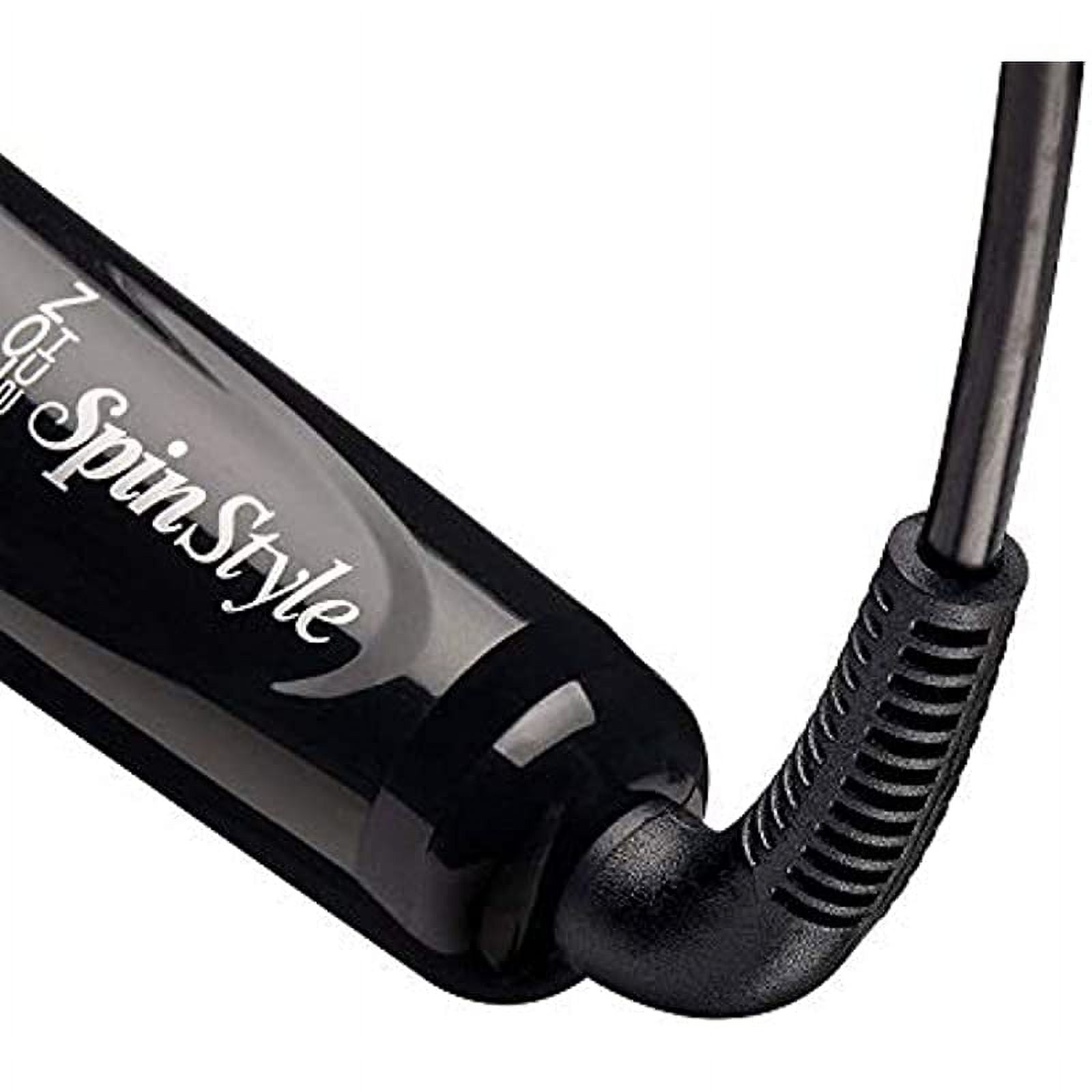 SalonTech Spinstyle PRO Automatic Rotating Curling Iron 1.25 inch - Ceramic Ionic Bi-Directional Spinning Barrel Heats Up to 450F in 60 Seconds - Style Ringlets, Beach Waves, Loose Curls In Hair
