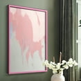 thumbnail image 5 of Blushing Abstract II Framed Print in Pink Solid Wood Framed Print No Nail Hanging, 5 of 6