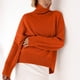 thumbnail image 4 of Suéter de cuello alto para mujer, moda informal, manga larga, cuello alto, suéter para mujer, 4 of 8