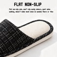 thumbnail image 5 of CHICVOMEY Womens Slippers Linen Cotton Spring Summer House Slippers Indoor Lightweight Open Toe Bathroom Slippers Soft House Shoes, 5 of 9