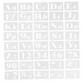 thumbnail image 6 of 40 Pcs Alphabet Stencils Paint Molds Large Template Log Chip, 6 of 8