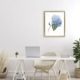 thumbnail image 2 of Stupell Industries Hydrangea Stem In Bloom Gold Framed Floater Canvas Wall Art design by Danielle Murray, 21 x 17, 2 of 9