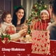 thumbnail image 5 of Christmas Snowflake Tote Bag Christmas Tree Accompanying Gift Bags Holiday Party Kraft Flat Bottom Packaging Bags Gift Bags, 5 of 6