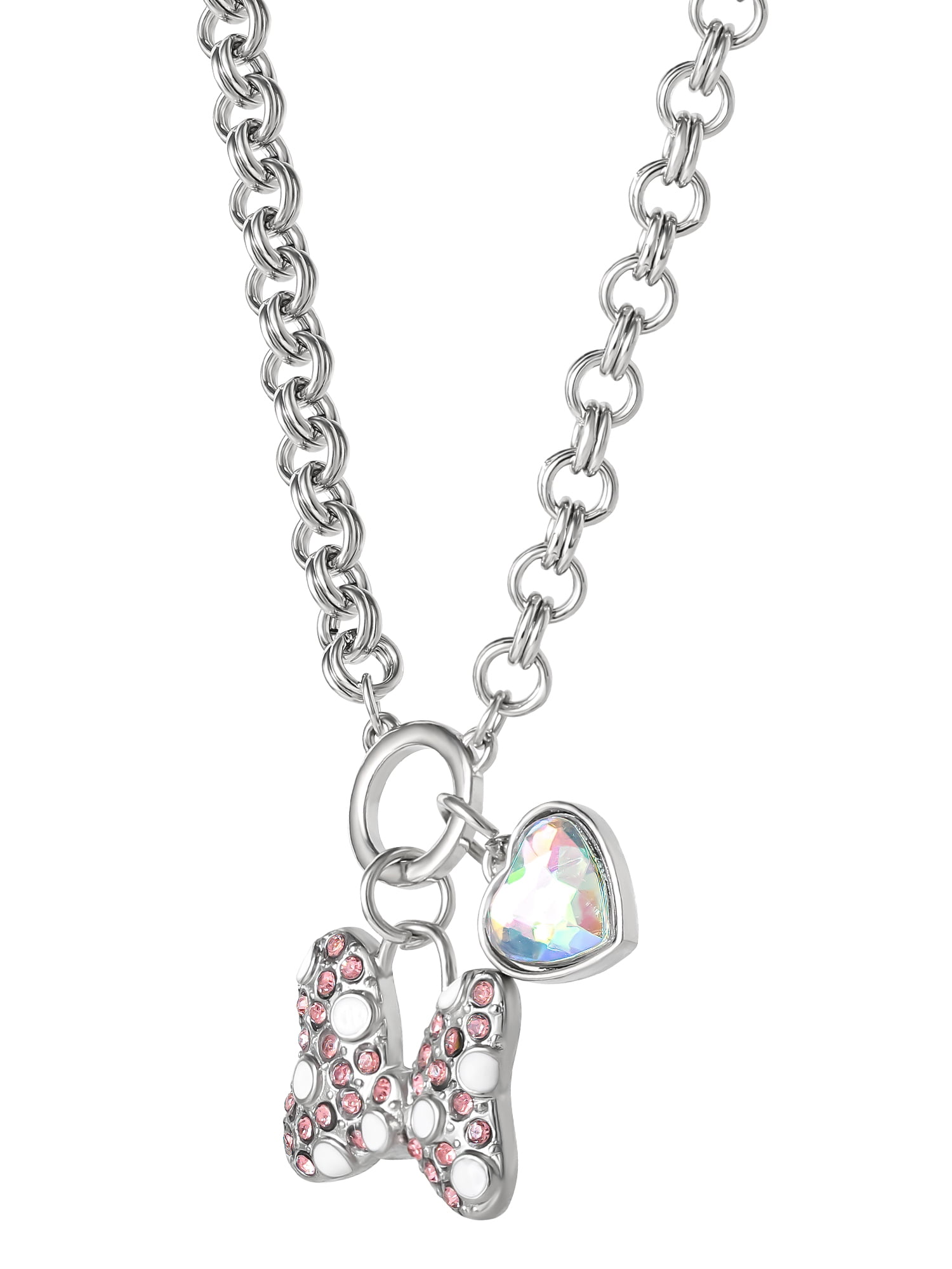 Disney Minnie Mouse Cry Bow Pendant Necklace for Women