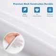 thumbnail image 3 of Behome 7 Pack Laundry Bags, Mesh Wash Bags with Zipper Protective Cover, Delicate Laundry Bags for Clothes, Underwear, Lingerie, White, 7 Sizes, 3 of 7