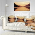thumbnail image 3 of Designart Fantastic Swiss Lake at Sunset in Brienz - Seascape Throw Pillow - 12x20, 3 of 5