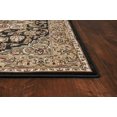 thumbnail image 2 of HomeRoots 350468 9 ft. 10 in. x 13 ft. 2 in. Polypropylene Black & Beige Area Rug, 2 of 4