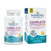 Nordic Naturals Complete Omega-D3 Softgels, Lemon, 1030 Mg, Fish Oil 60 Ct