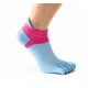 thumbnail image 5 of Calcetines deportivos de cinco dedos para mujer, de jacquard, multicolor, cómodos y transpirables, 5 of 6