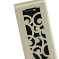 thumbnail image 2 of Imperial RG3452 Wonderland Decorative Floor Register, 2.25 x 12-Inch, Satin Nickel, 2 of 6