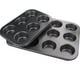 thumbnail image 1 of Bandeja para hornear cupcakes de 6 cavidades Bandeja para hornear pasteles antiadherente Bandeja para hornear de acero al carbono, 1 of 6