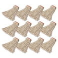 thumbnail image 3 of Rubbermaid Commercial 1" Headband Cotton Wet Mop Cotton Head - Cut Ends, Non-abrasive - 12 / Carton - White, 3 of 3