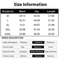 thumbnail image 3 of Nestiefly Men's Casual Shorts Cotton Linen Elastic Waist Drawstring Shorts Lightweight Summer Beach Shorts with Pockets Light Blue L, 3 of 4