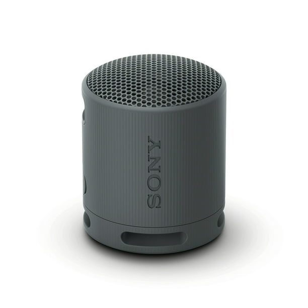 Sony SRS-XB100 Wireless Bluetooth Portable Lightweight Super-Compact Travel Speaker, Durable IP67 Waterproof & Dustproof Shower Speaker, 16 Hour Battery, Versatile Strap, & Hands-free Calling, Black